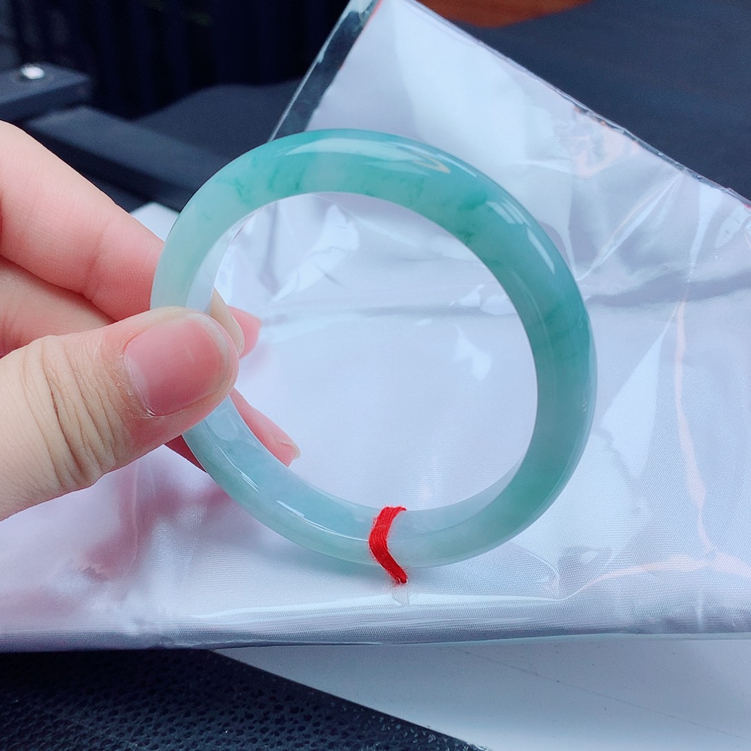 翡翠手镯未镶嵌天然缅甸翡翠A货手镯