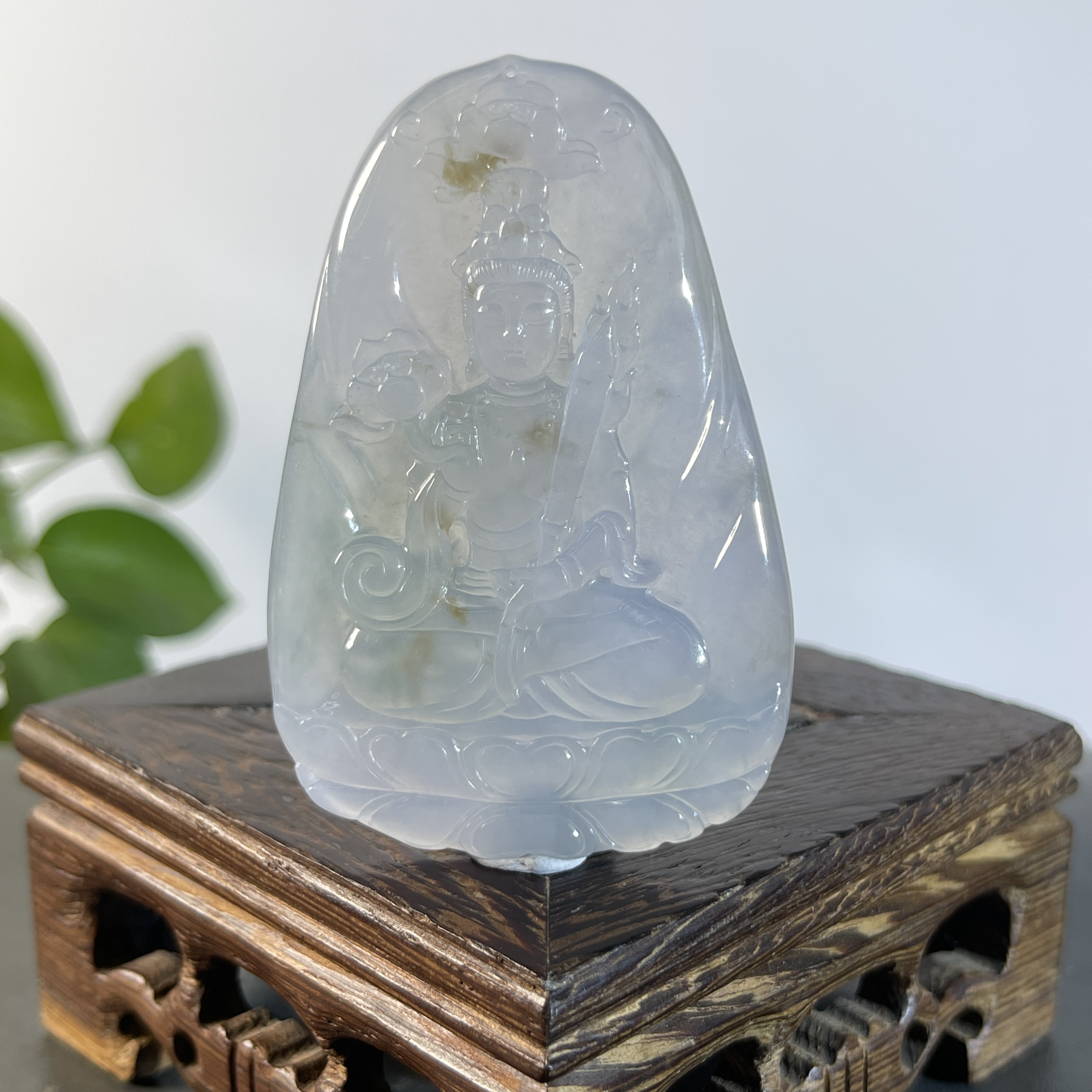 JGA18-163 天然缅甸A货翡翠 虚空藏