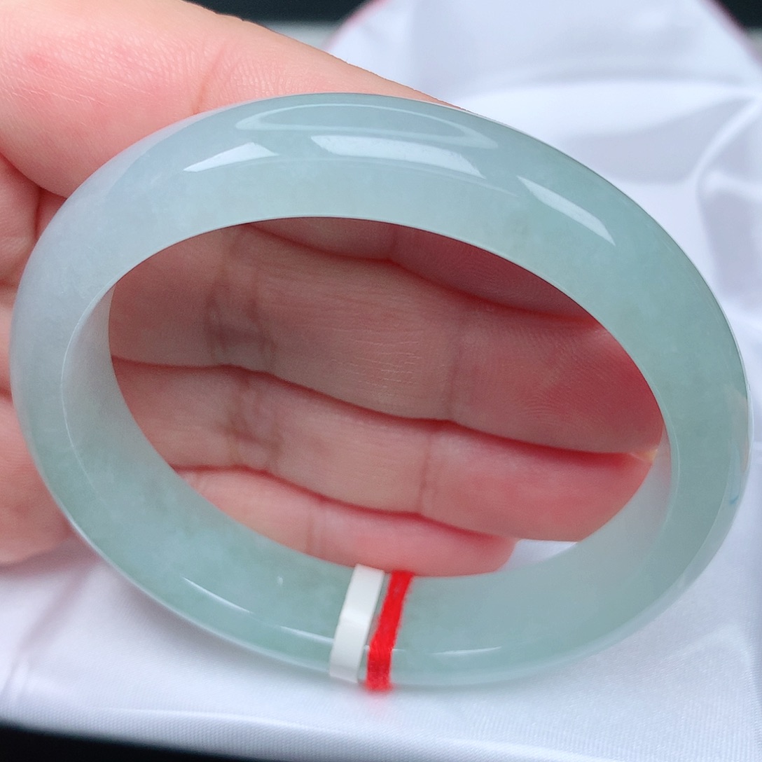 未镶嵌手镯翡翠25贵妃冰甜绿