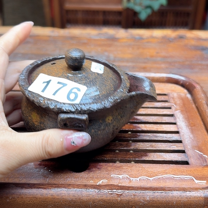 纯手工制作粗陶茶具