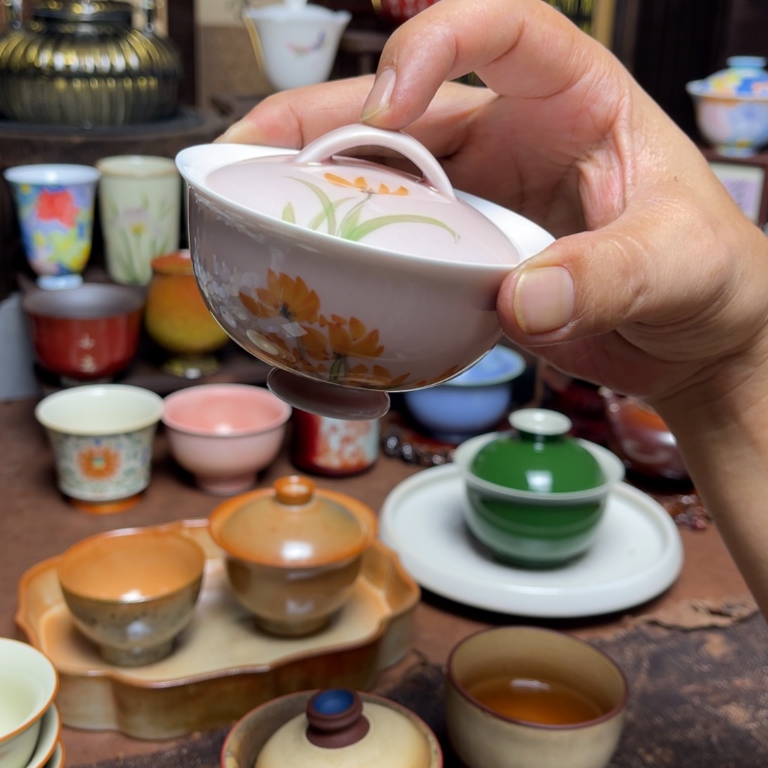 衡***素铭品瓷釉下彩茶具
