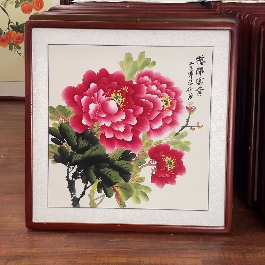 国画带框尺寸63*63厘米