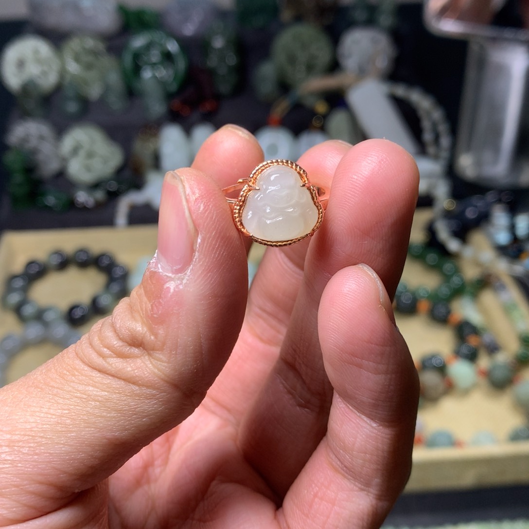 和田玉手链未镶嵌和田玉挂件