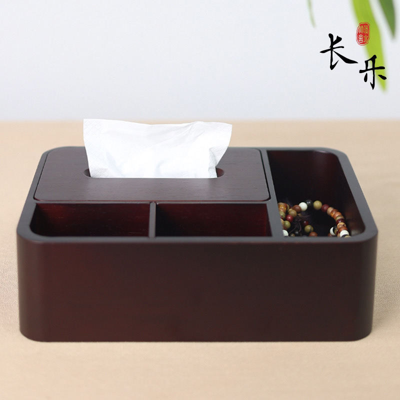 抽纸盒长乐高山楠竹竹制品家用中式酒店餐厅纸巾盒收纳盒创意收纳