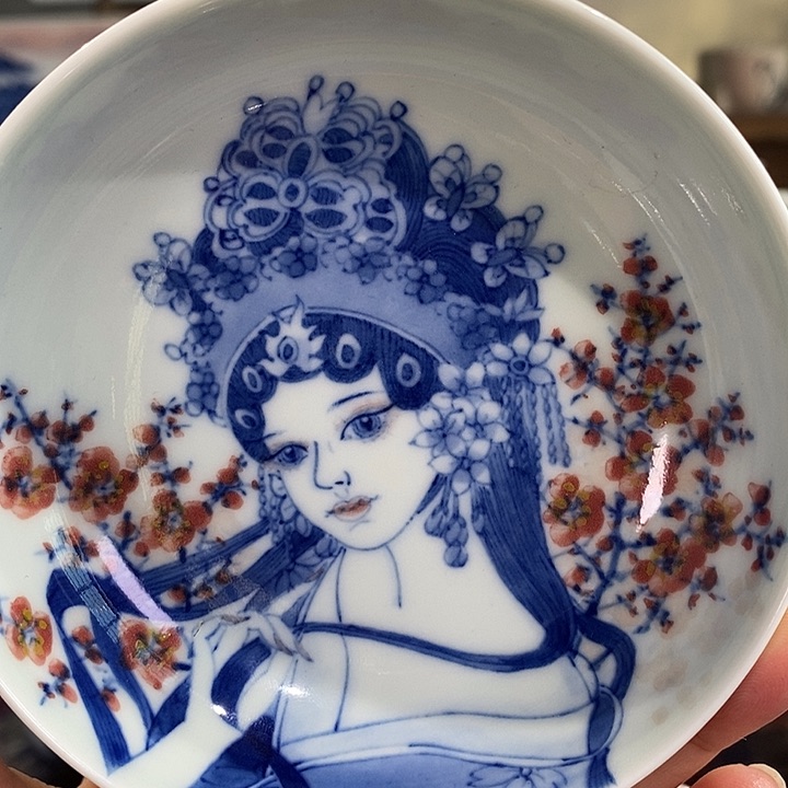 杯景德镇手工手绘陶瓷，高亮兴老师作品