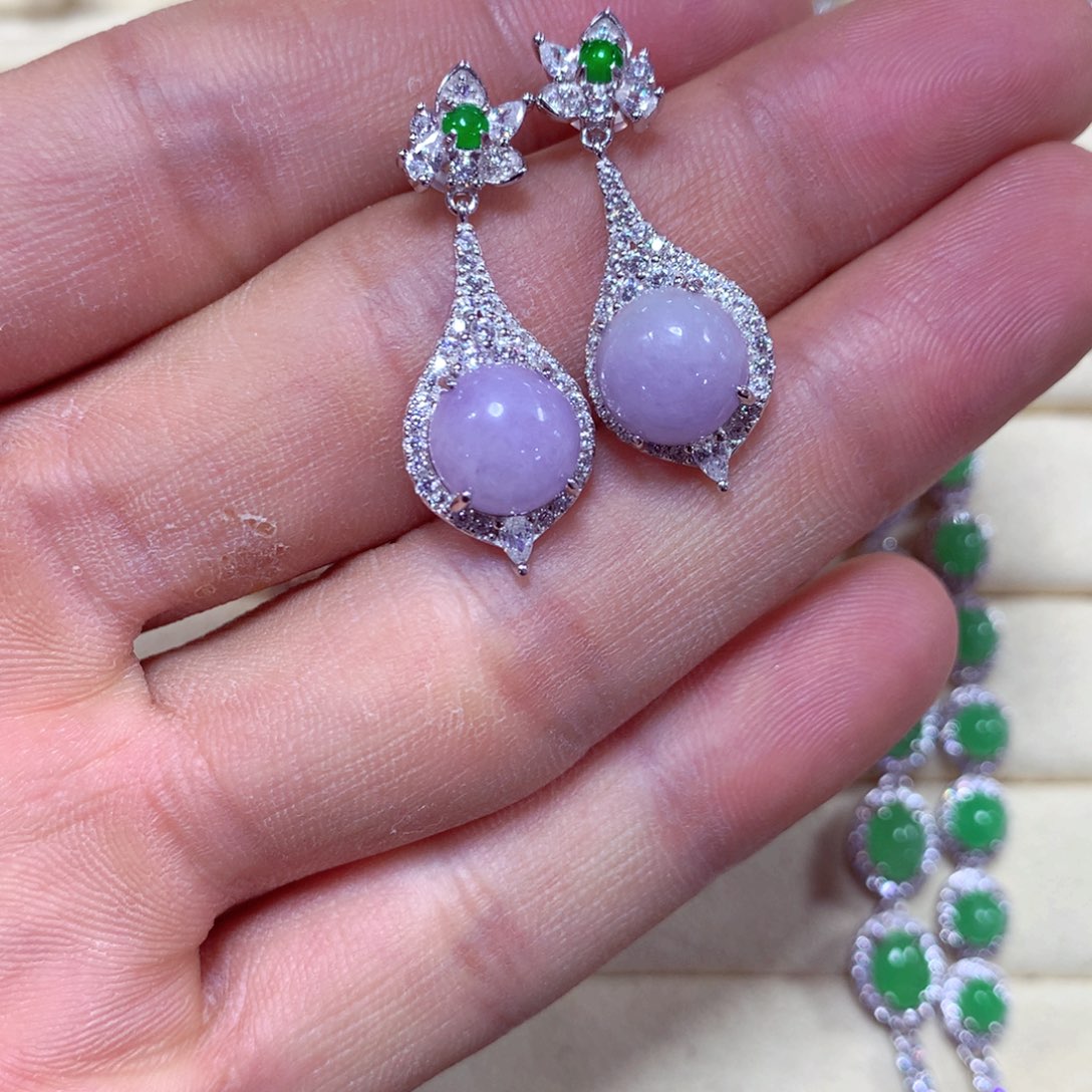 【闪购商品】翡翠戒指未镶嵌翡翠耳钉 