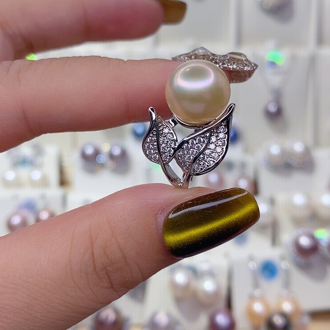 未镶嵌戒指淡水珍珠