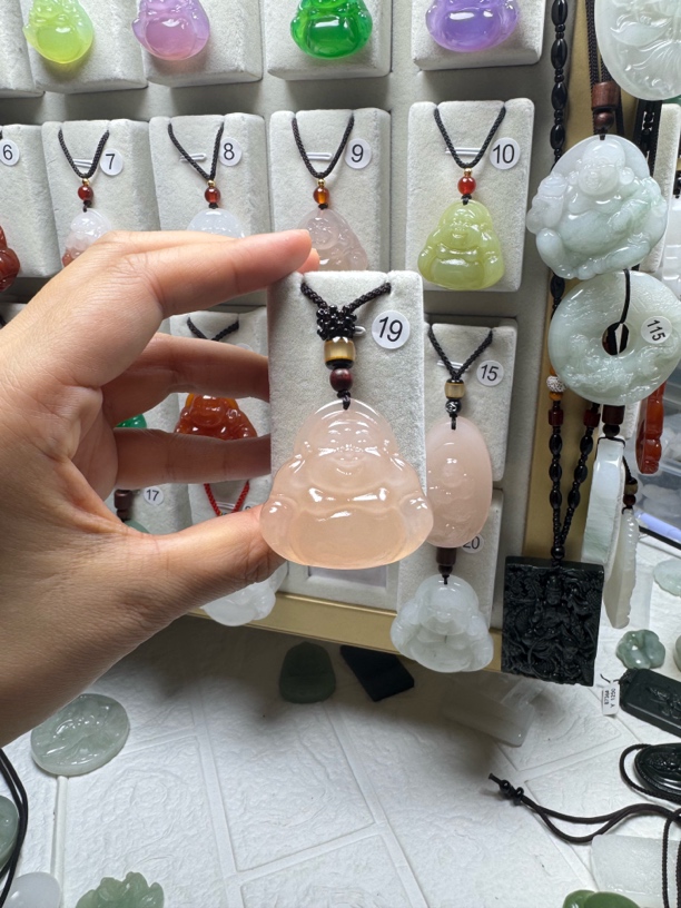 双面藕粉色佛公尺寸45
