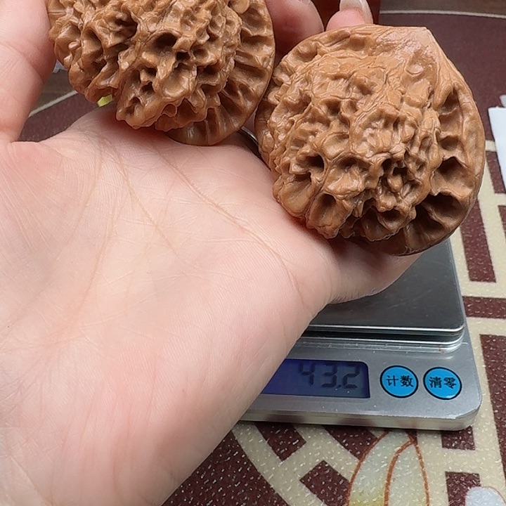 文玩核桃吊坠官帽55