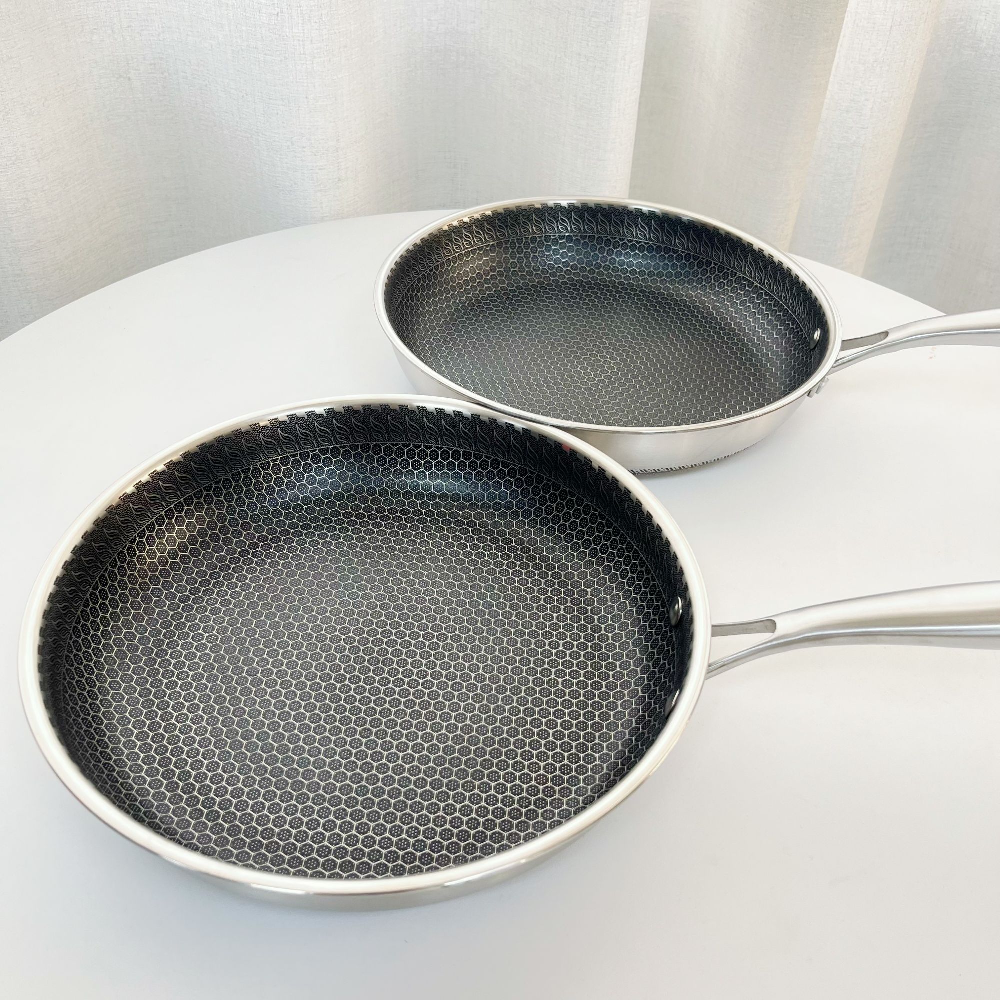 【品牌单】出外贸加厚316不锈钢平底锅家用煎锅