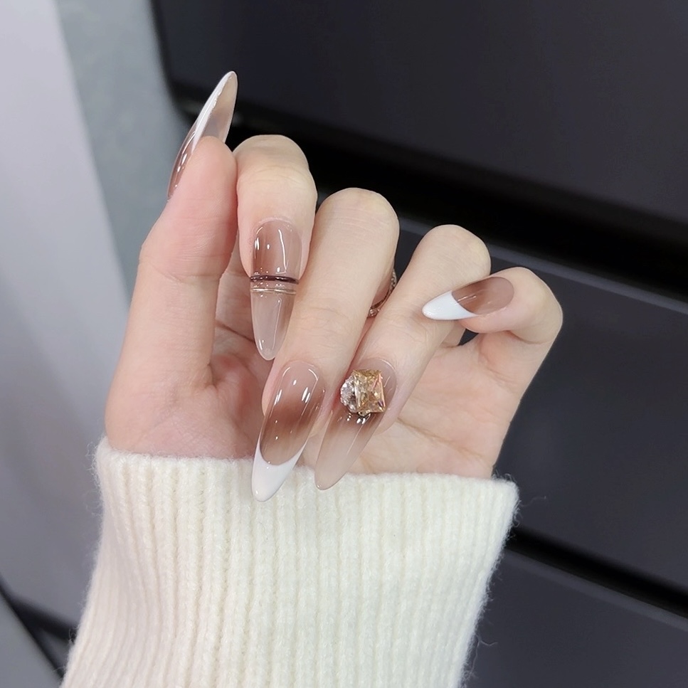 元旦上新【方糖白巧】MAOMAO重工纯手工穿戴甲穿戴式