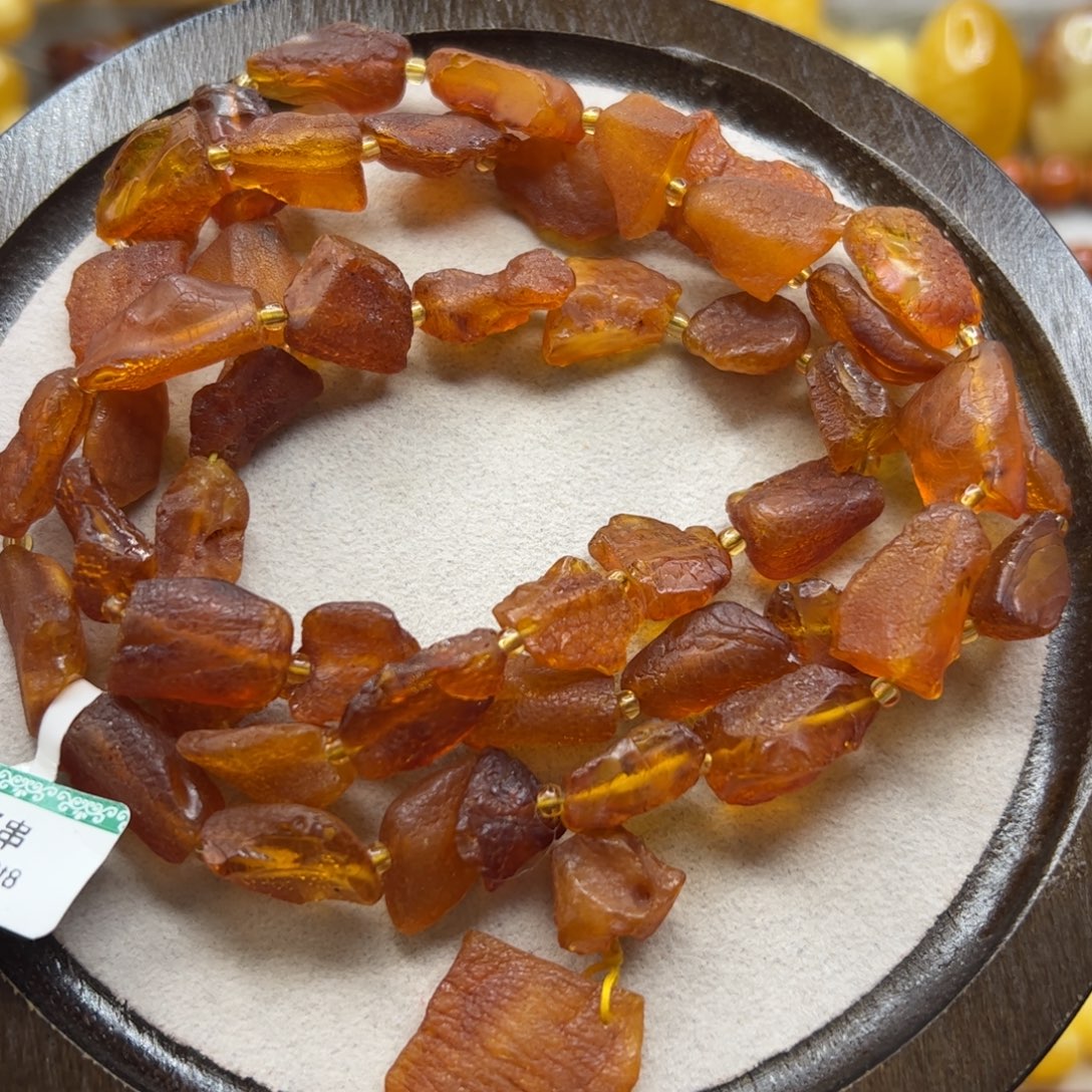 琥珀未镶嵌珠宝奇石