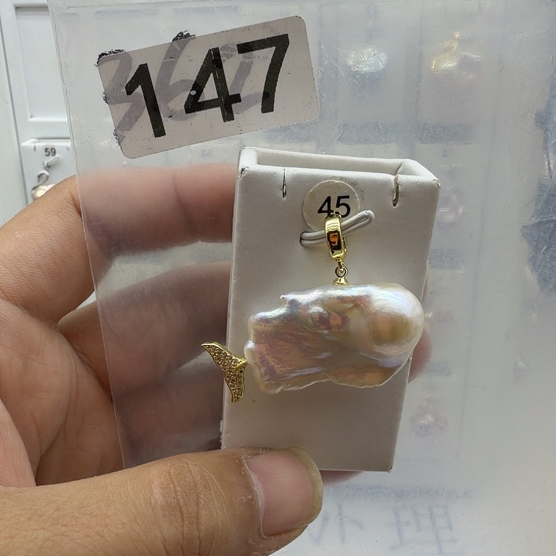 颈饰淡水珍珠合金