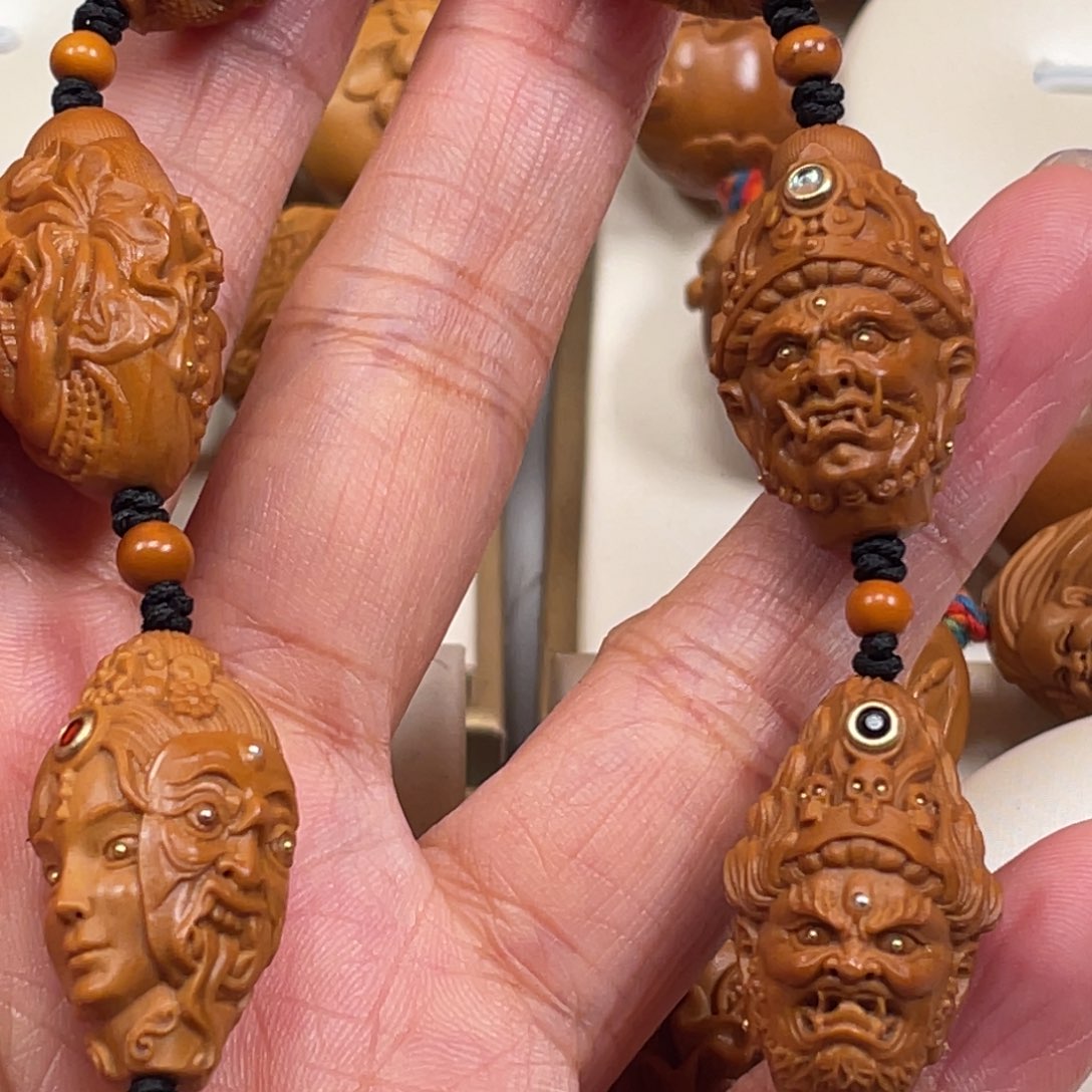 手串/手链橄榄核五色财神橄榄核手串