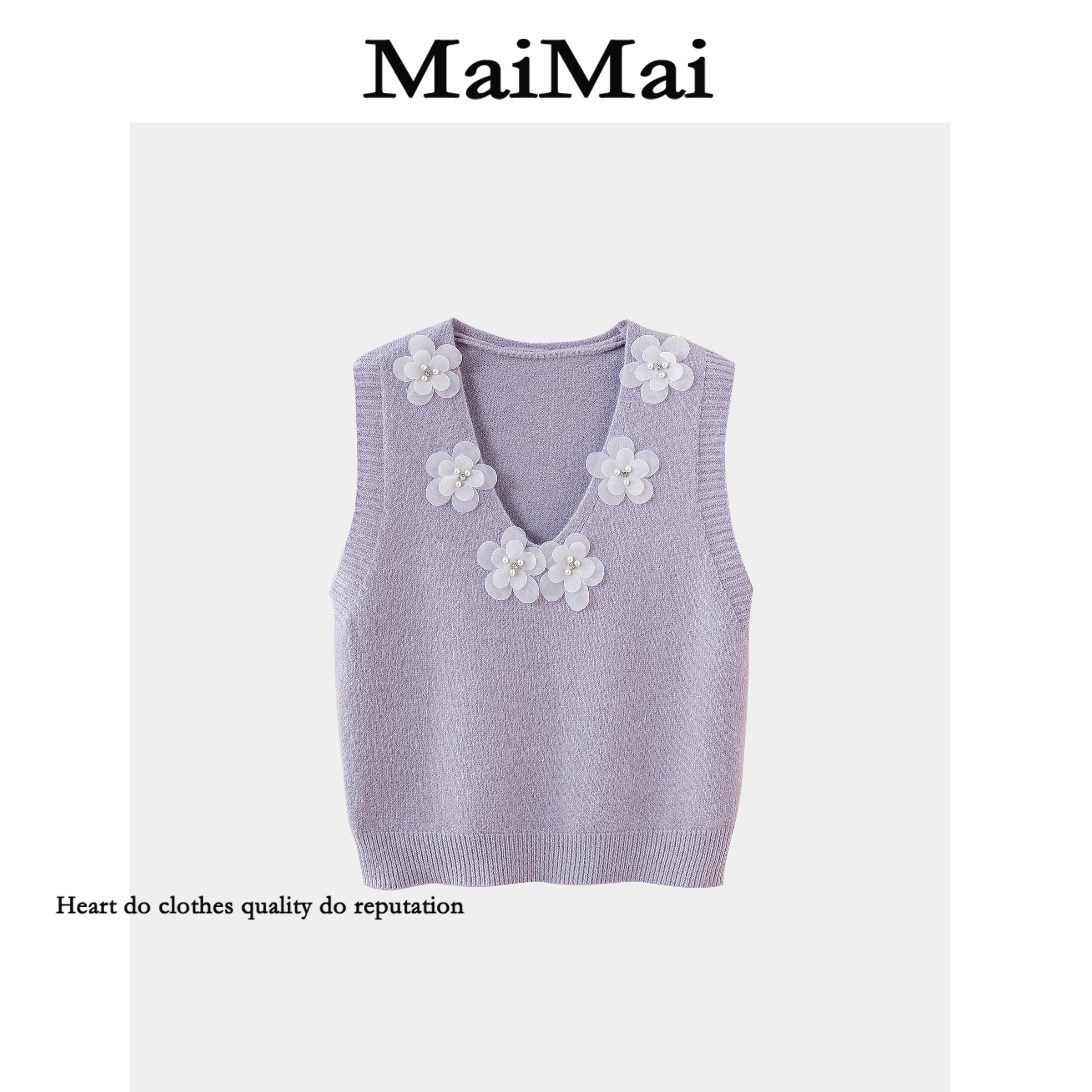 【春日花语 】Mai Mai◆2025早春新款长袖蕾丝提花套头时尚马甲套装