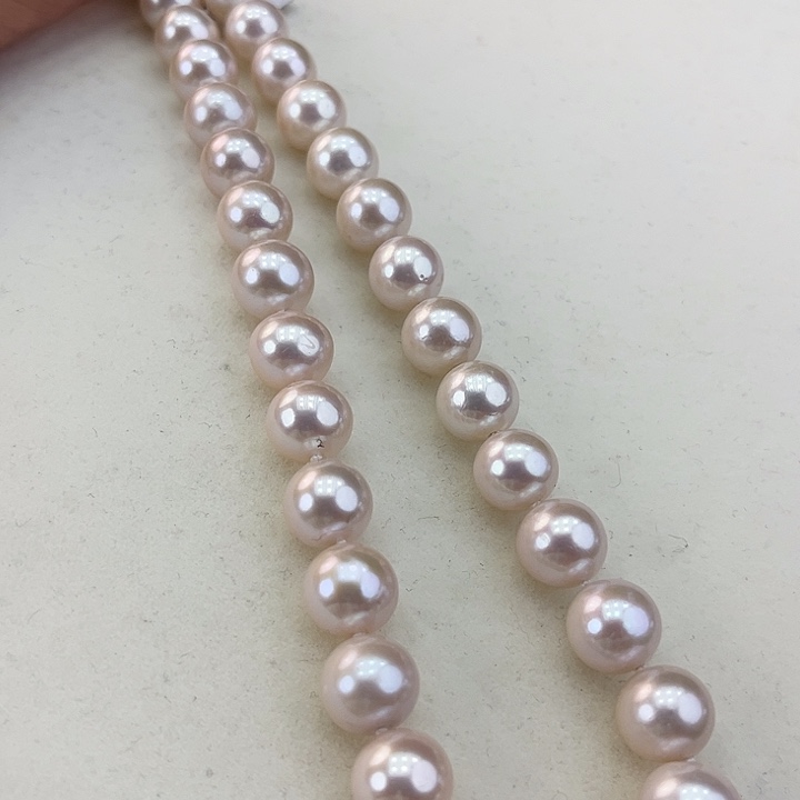 淡水珍珠颈饰银S925镶嵌卡10.11极光炫彩蔓塔玫瑰