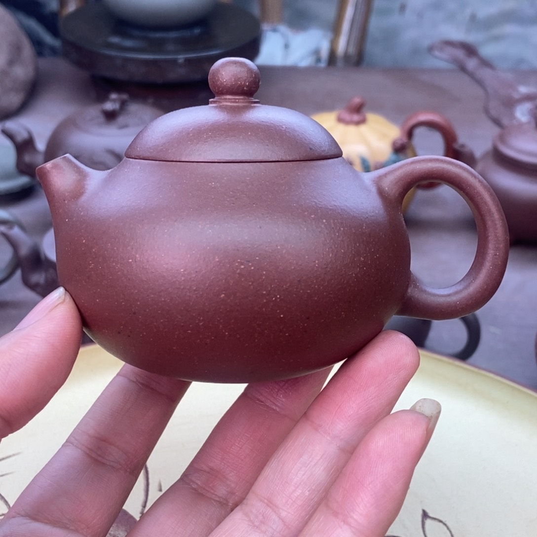 茶壶紫砂底槽清160 容量宜兴紫砂壶