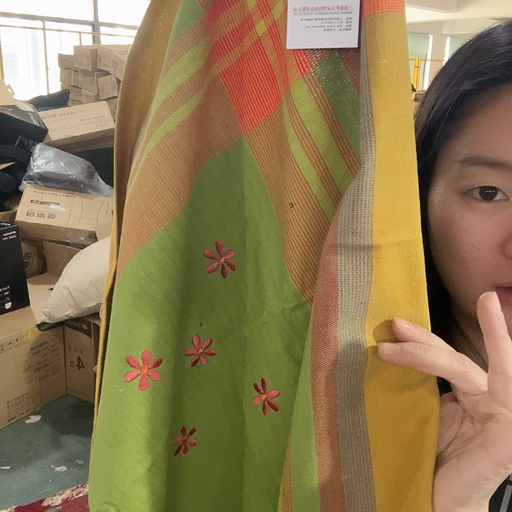 彩色桌布110*110啦啦啦