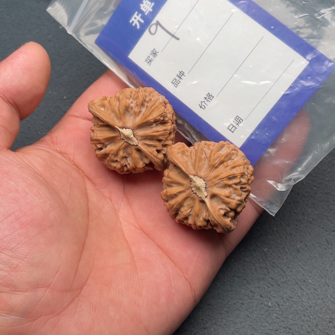 核桃把件41宫灯，9号。