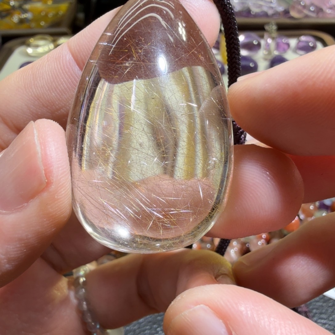 用***6水晶未镶嵌吊坠(不含链)