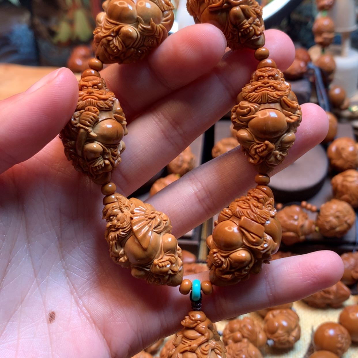 【闪购商品】橄榄核手串钟馗水晶核