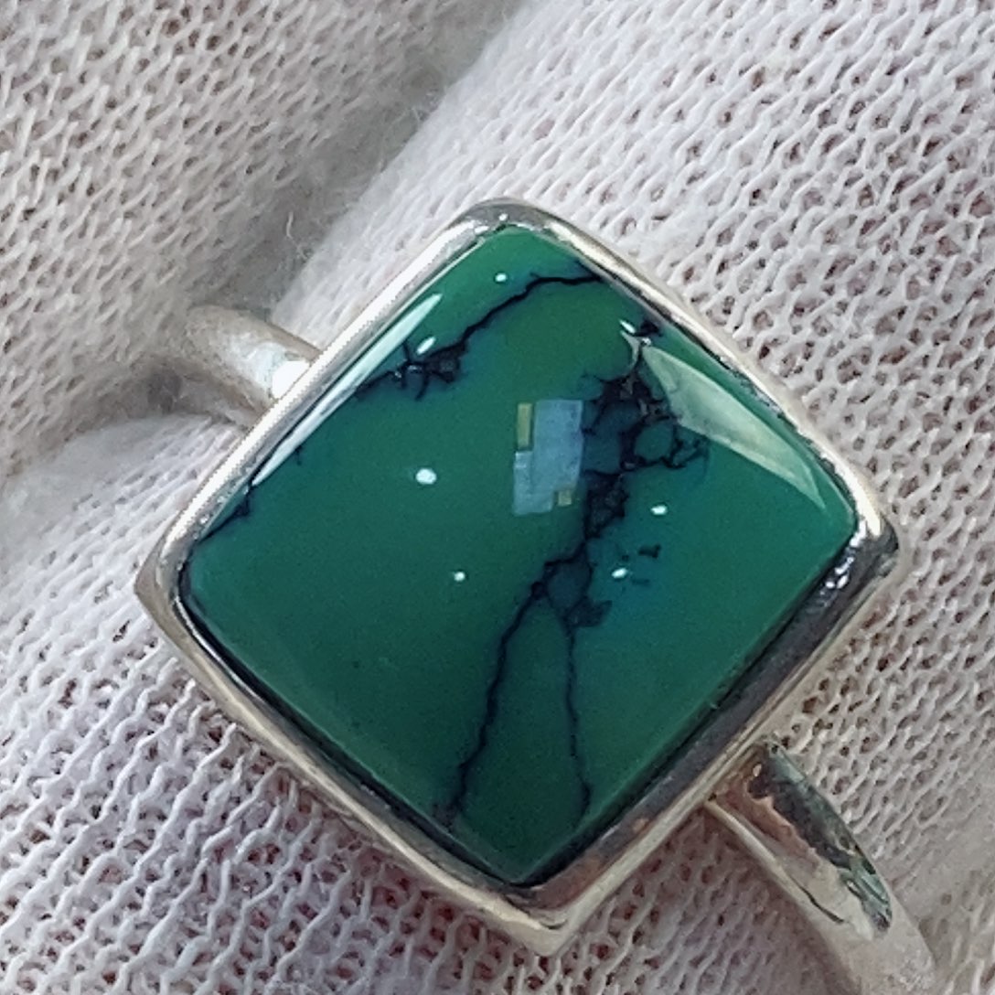 绿松石珠宝奇石银S925镶嵌