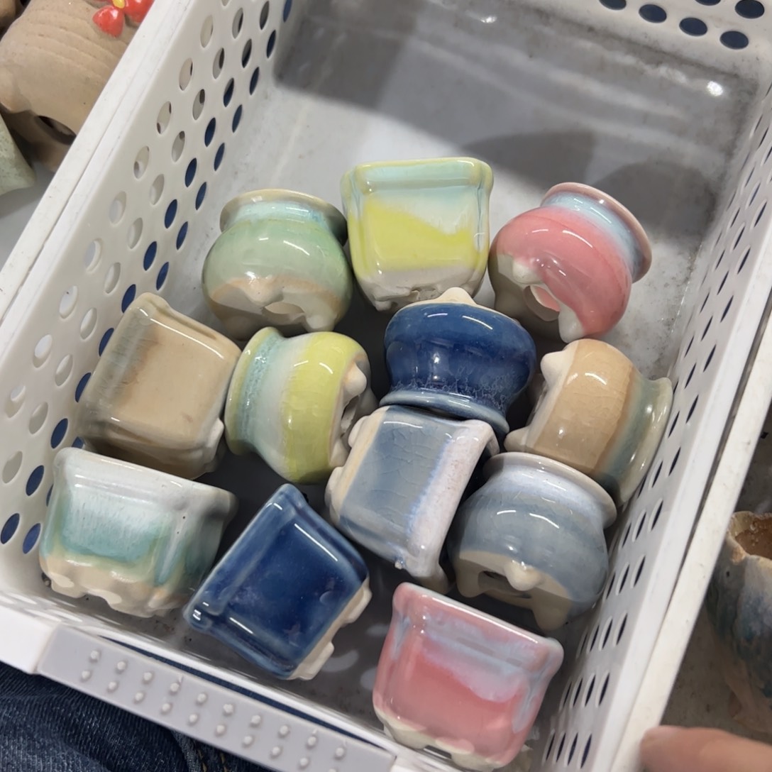 陶瓷多肉小花盆@@1986