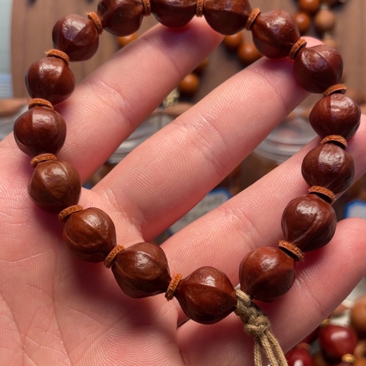 橄榄核手串/手链1.3梅林紫皮