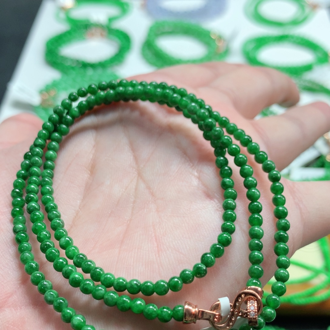 翡翠未镶嵌手链翡翠