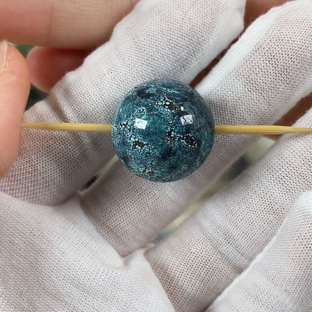 绿松石未镶嵌珠宝奇石20mm+