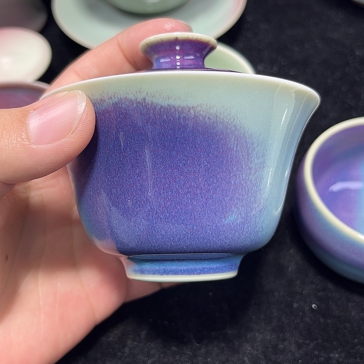 竺***修陶摆件钧窑茶器钧窑茶器