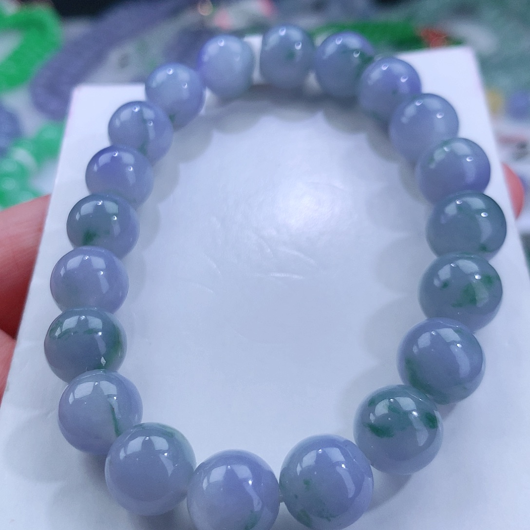 翡翠手串未镶嵌卡9.6mm