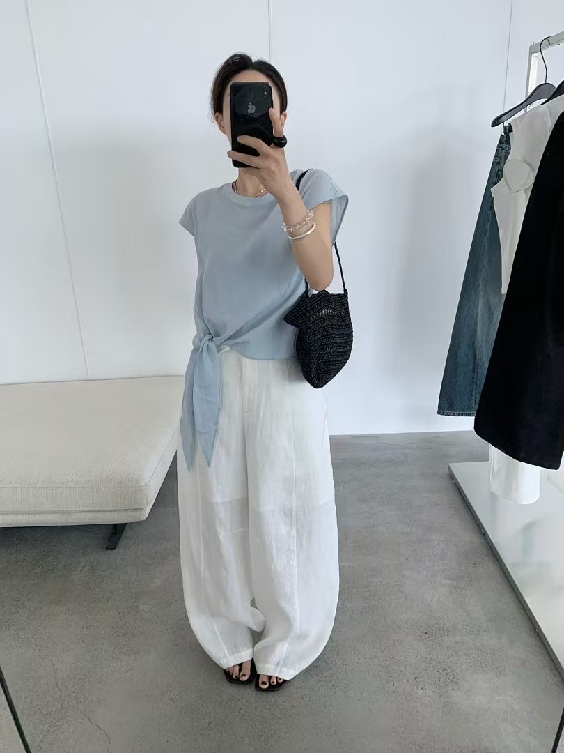 gu品，直播间扣号拍，拍错不发货，短袖镂空飞飞袖日韩休闲