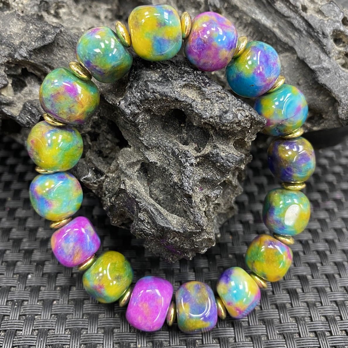 凤羽明珠随型精美手串-892