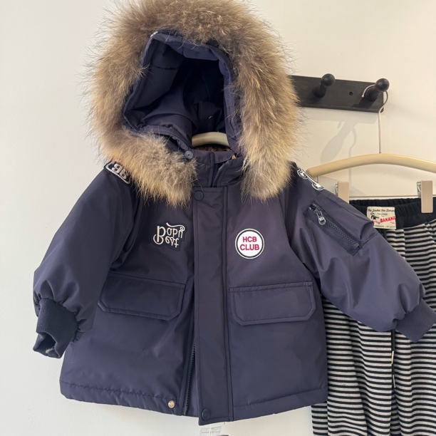 可直接拍【毛领派克羽绒】儿童中长款冬季洋气