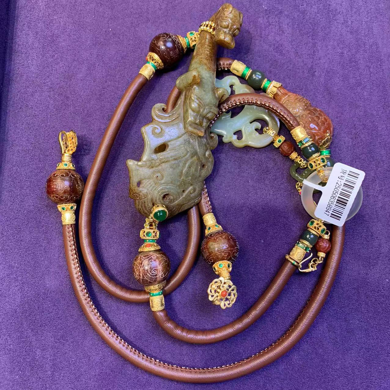 链子925银 设计款个性纯银斜挎链项链