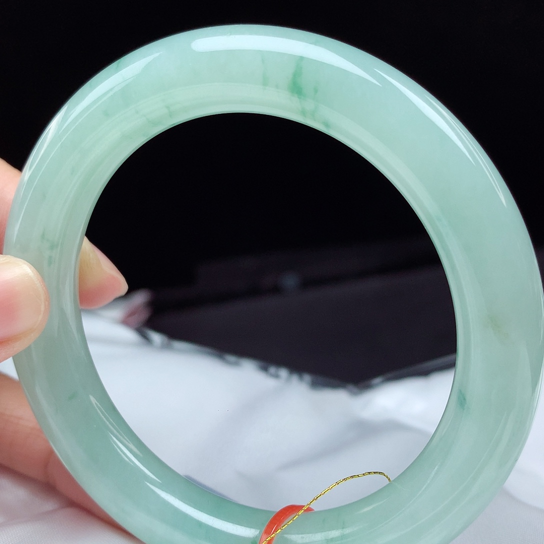 翡翠未镶嵌手镯58圈4994