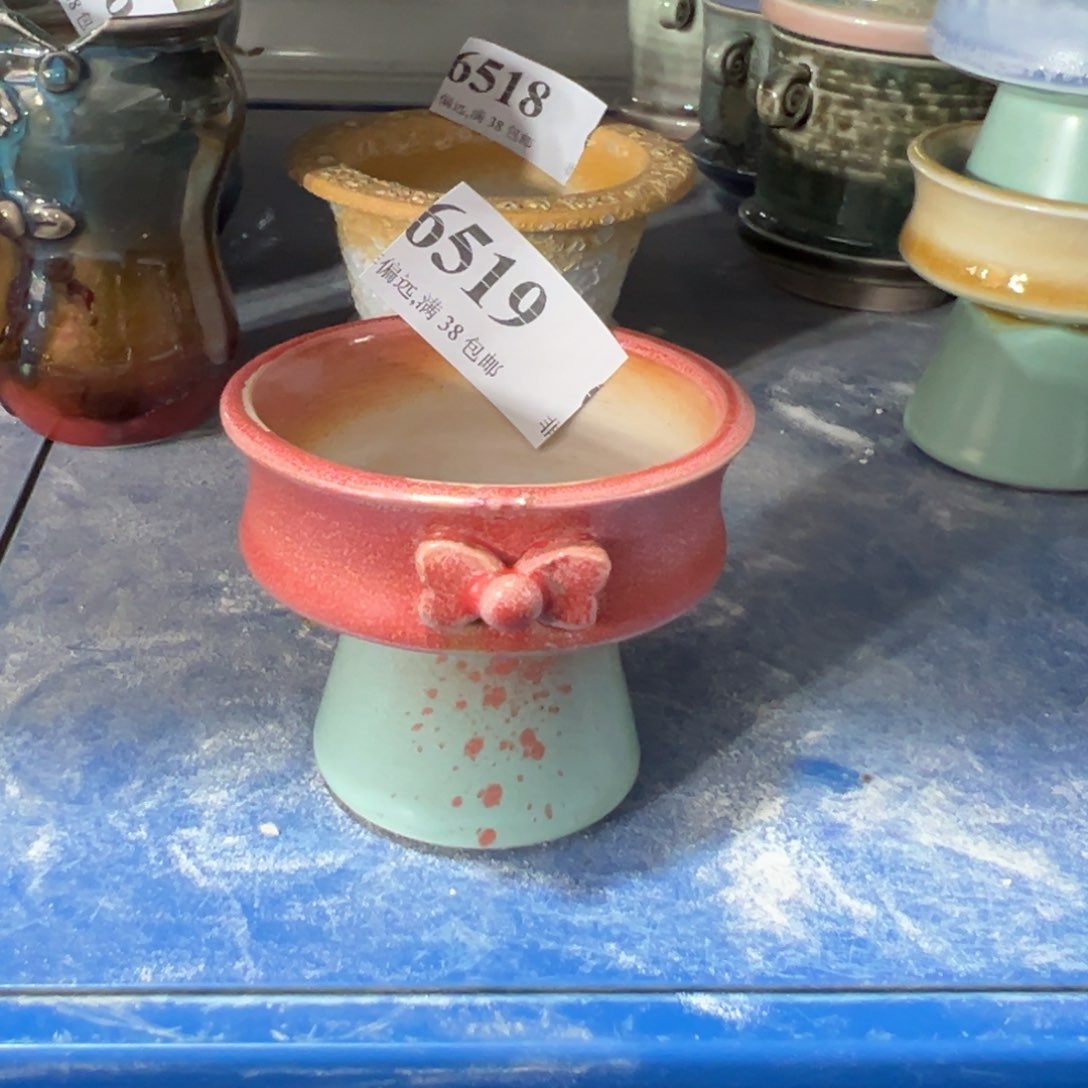 陶瓷景德镇手工花盆