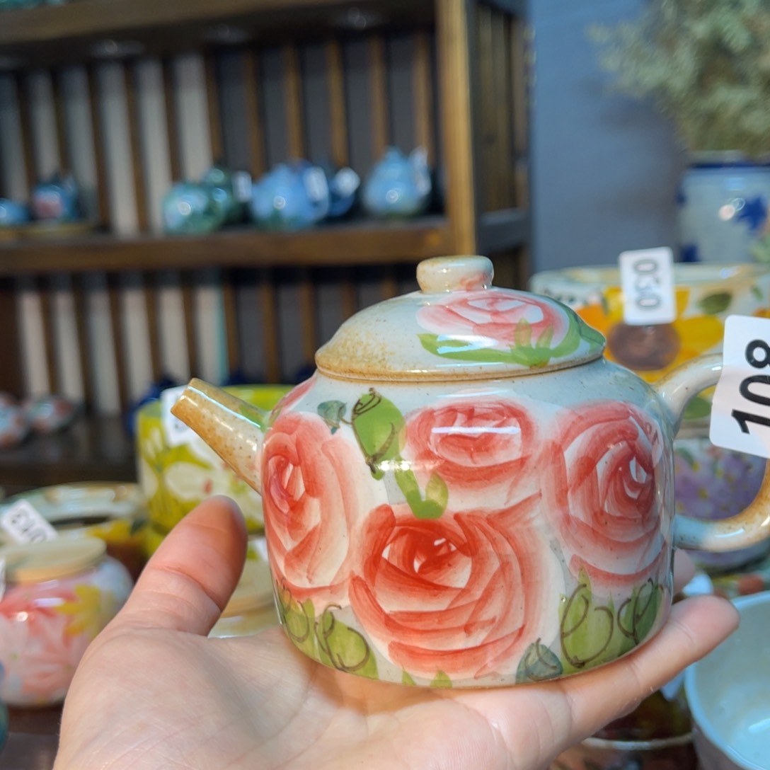 杯素浅陶瓷手工手绘