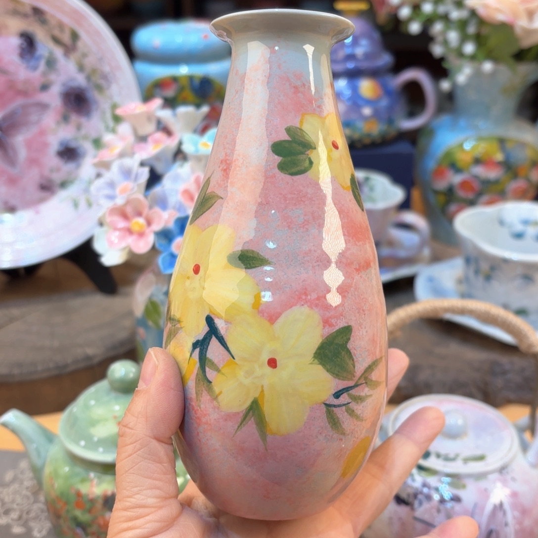 景德镇手绘高温釉下彩陶瓷茶具