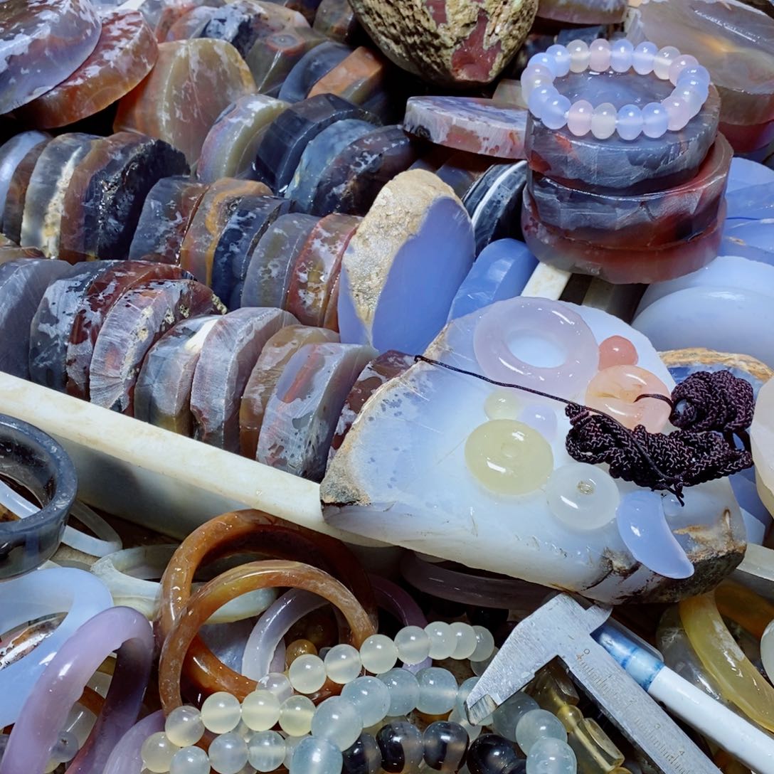 维***尊合金手链玛瑙/玉髓