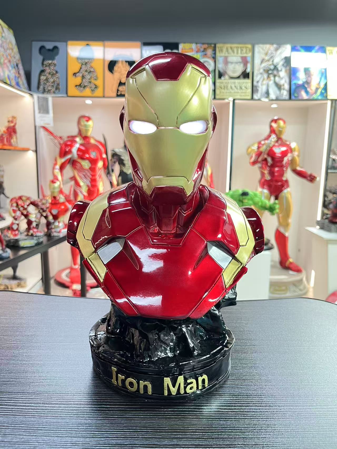 三种发光调节  升级版MK46半身树脂手办摆件