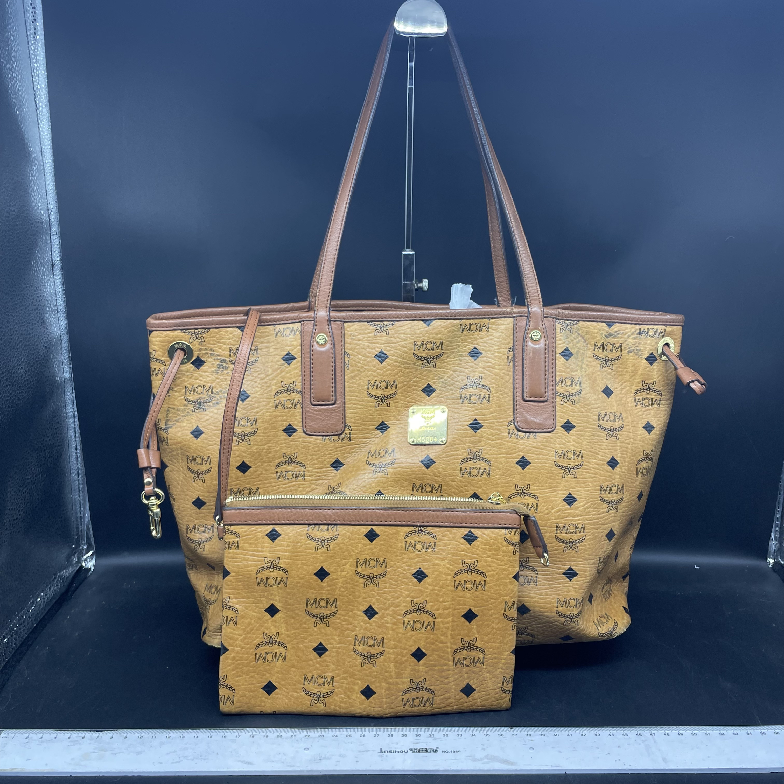 90新 MCM 托特单肩子母包/14359
