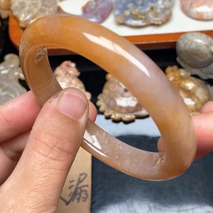 硅化珊瑚（珊瑚玉）颈饰未镶嵌60