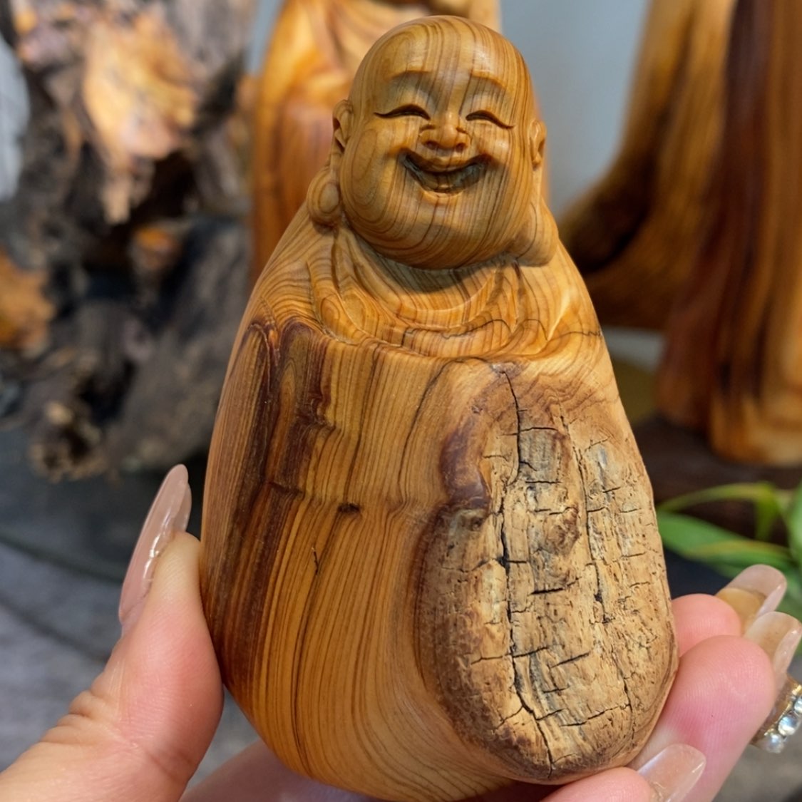 【闪购商品】柏木（崖柏）根雕木雕工艺品摆件，满十送一手把件