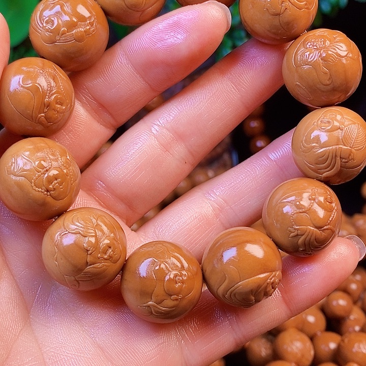 橄榄核手串/手链弥勒19