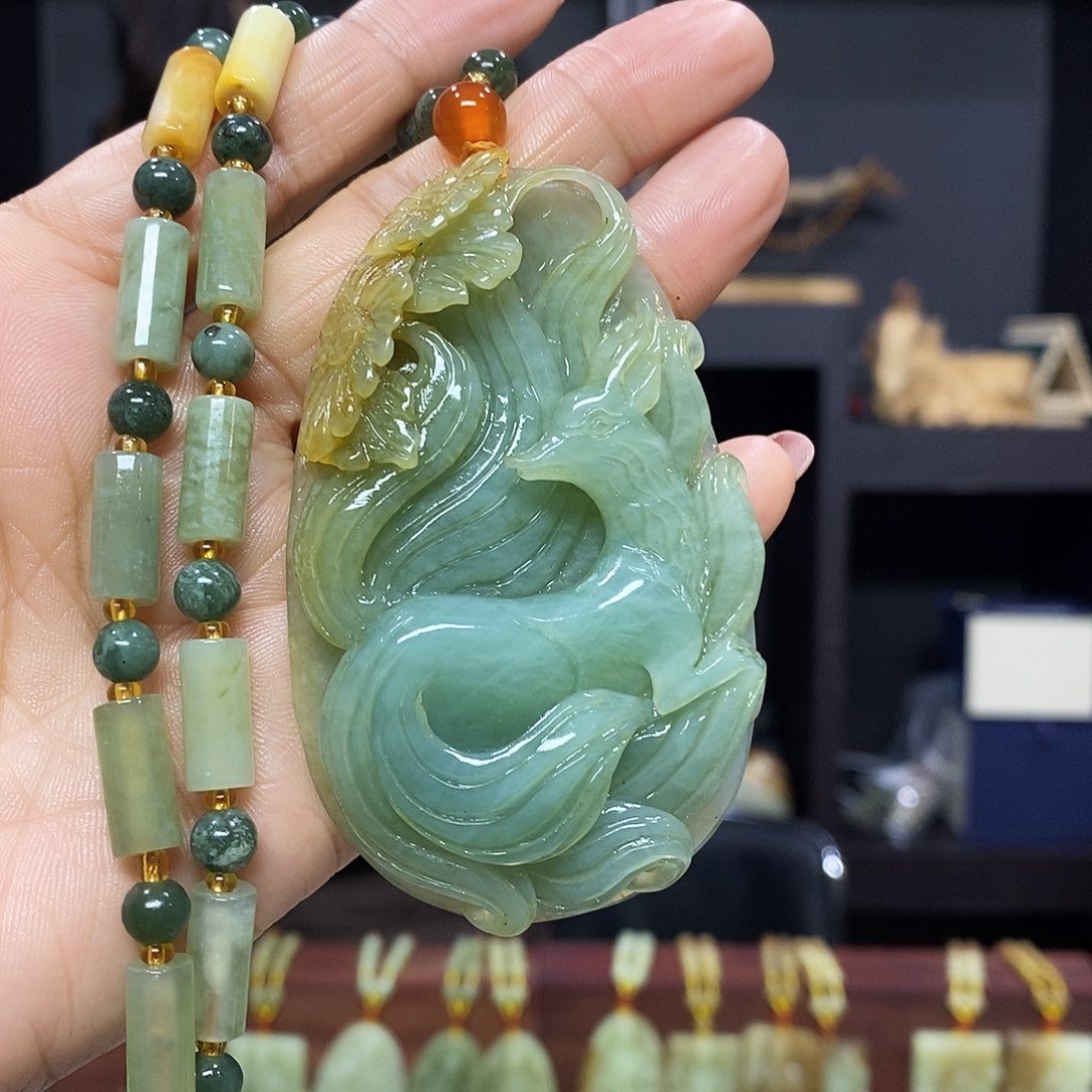 岫玉挂件吊坠未镶嵌