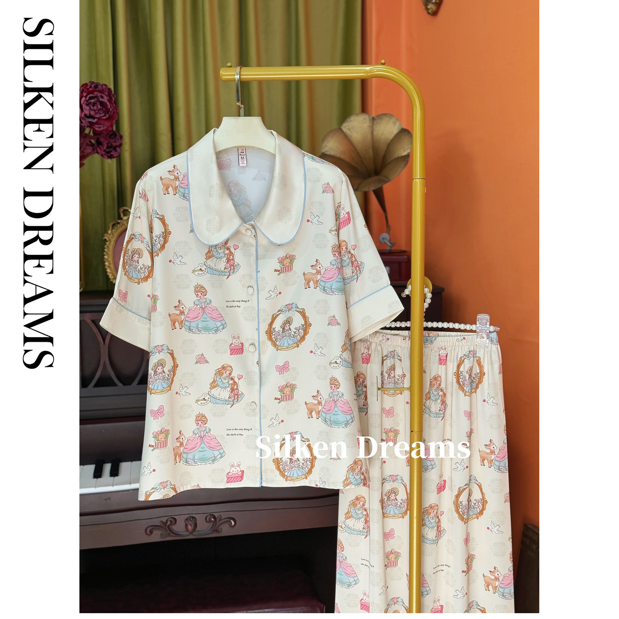 【梦幻巴洛克｜少女裙摆】夏季可爱时尚潮流可外穿睡衣家居服套装7