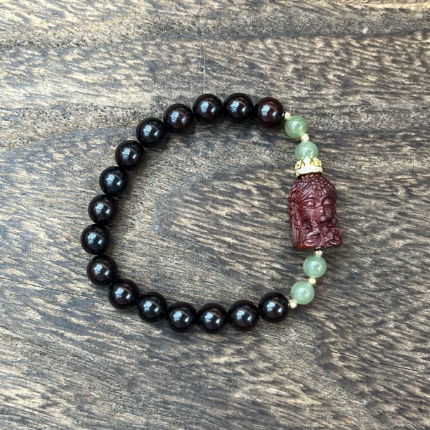 小叶紫檀楼兰手串8mm-0539