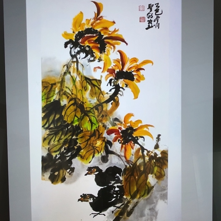 国画张圣敏先生纯手绘作品